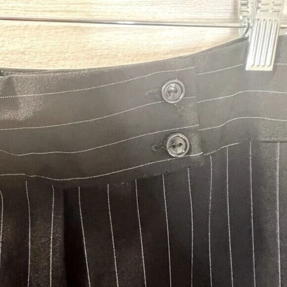 Alyn Paige Women's Straight Wide Legs Pinstripe Dress Pants for‎ Office - Picture 6 of 6